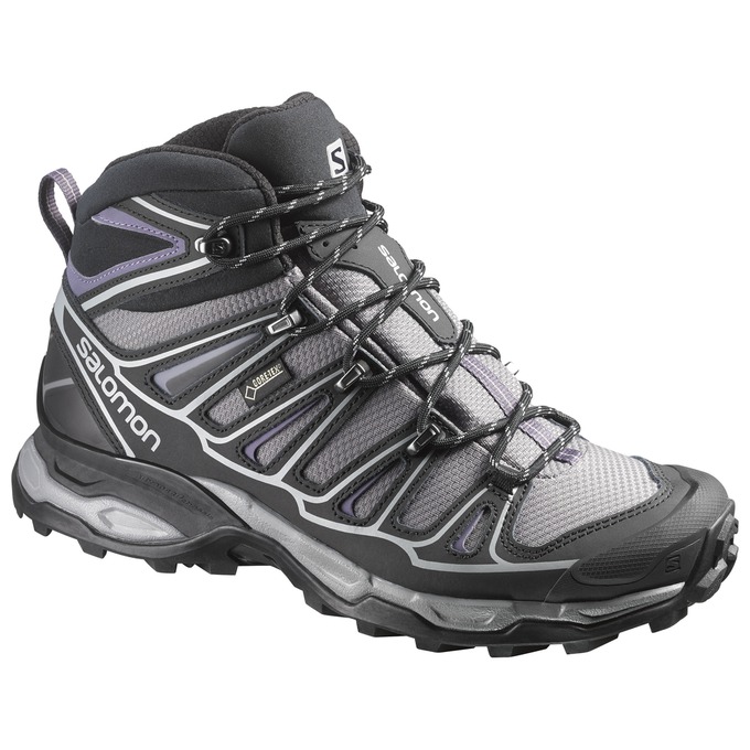 Botas De Invierno Salomon Hombre Negras - Salomon Argentina X ULTRA MID 2 W SPIKES GTX® ,245376-IAW